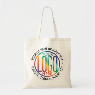 Round Logo Company Branded Business Promotional Tote Bag