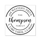 Round Logo | Family Name Return Address