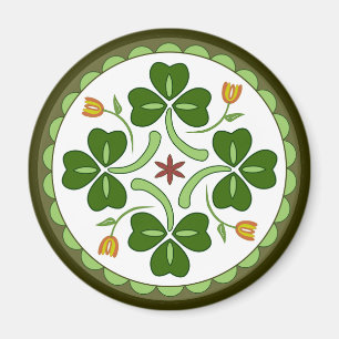 Round Magnet - Irish Good Luck Hex