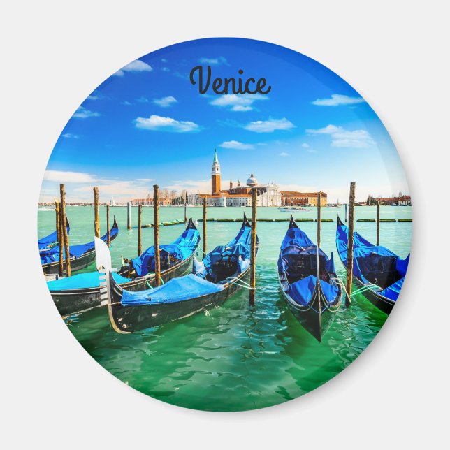 Round Magnet Venice Italy (Front)