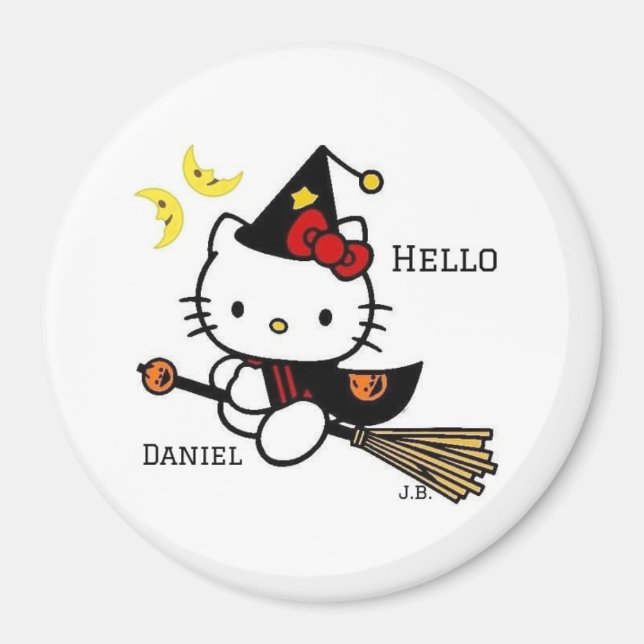 Round Name Magnet (Front)