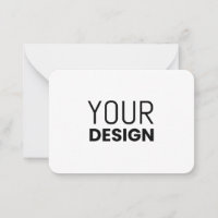 Round Note Card [Multi Sizes]