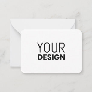 Round Note Card [Multi Sizes]