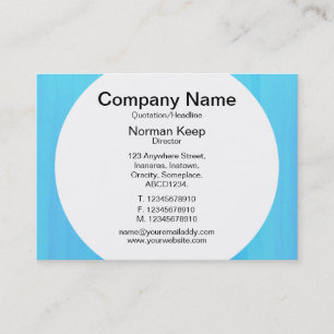 Round Panel - Blue Painted Texture Business Card