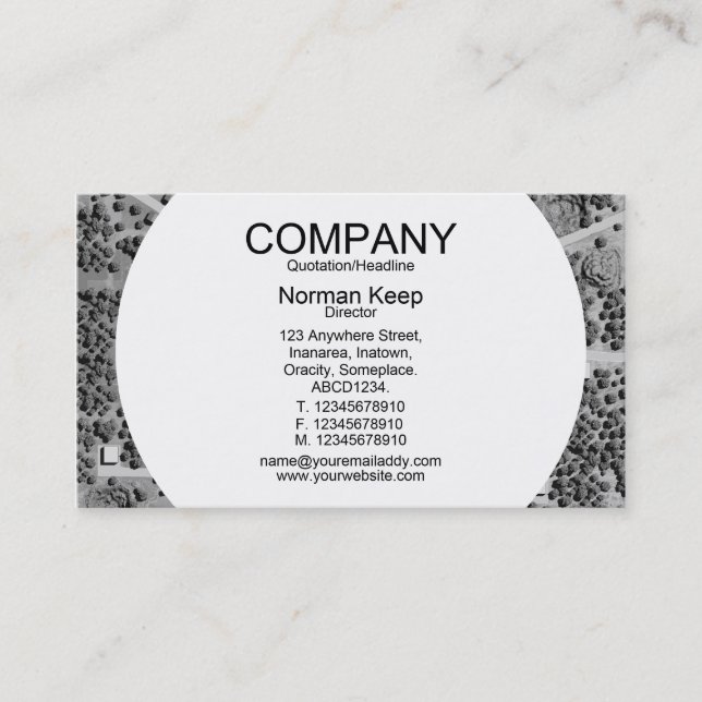 Round Panel - Circleville Business Card (Front)