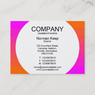 Round Panel - Colour Transition 02 Business Card