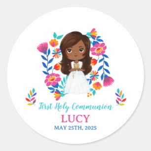 Round Paste LUCY First Communion Classic Round Sticker