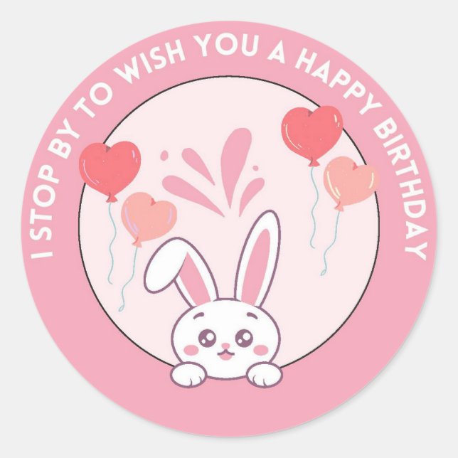 Round Paste /Stickers Original Design Classic Round Sticker (Front)