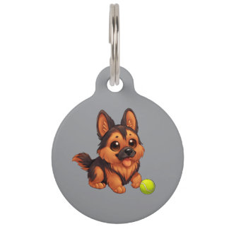 Round Pet Tag