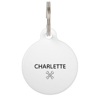 Round Pet Tag