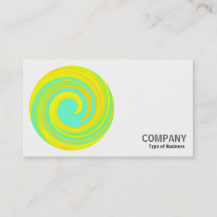 Round Photo - Abstract Swirl 250816 - 01b Business Card