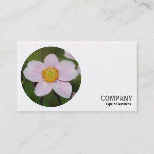 Round Photo - Anemone Business Card
