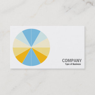 Round Photo - Colour Segments 04 Business Card