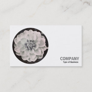 Round Photo - Dahlia Business Card