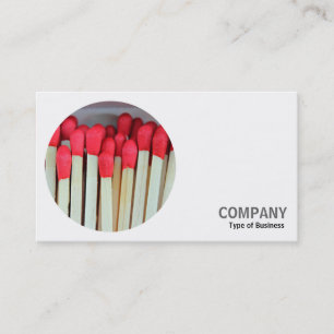 Round Photo - Matches 03 Business Card