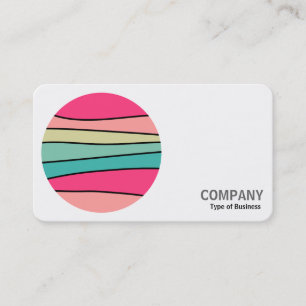 Round Photo - Round Colour Abstract 160422(03) Business Card