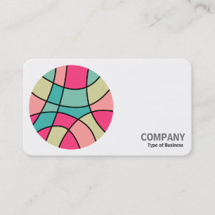 Round Photo - Round Colour Abstract 160422(07) Business Card