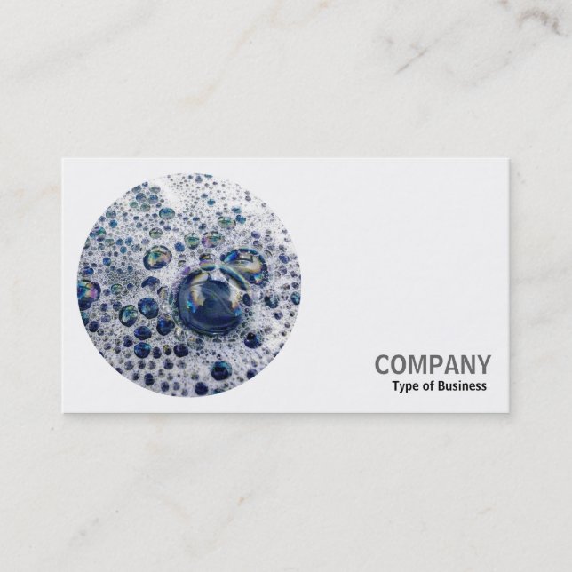 Round Photo - Soap Suds Business Card (Front)