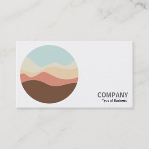 Round Photo - Sound Sketch 07 Business Card