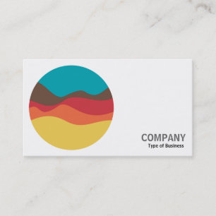 Round Photo - Sound Sketch 09 Business Card