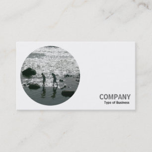Round Photo - Stepping Stones Business Card