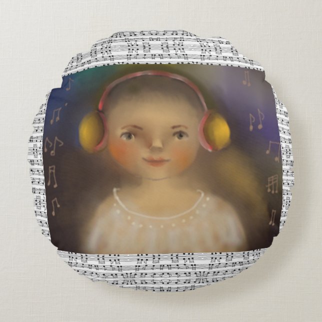 Round Pillow Musical (Front)