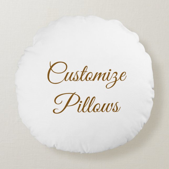 Round Pillow polyester (Front)
