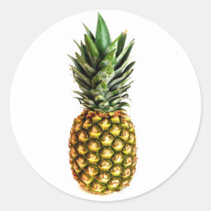 Round pineapple stickers