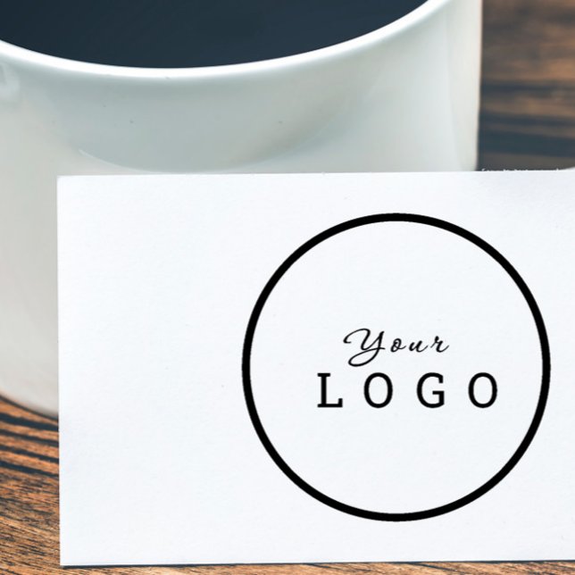 Round & Professional Business Custom Logo Self-inking Stamp (Creator Uploaded)
