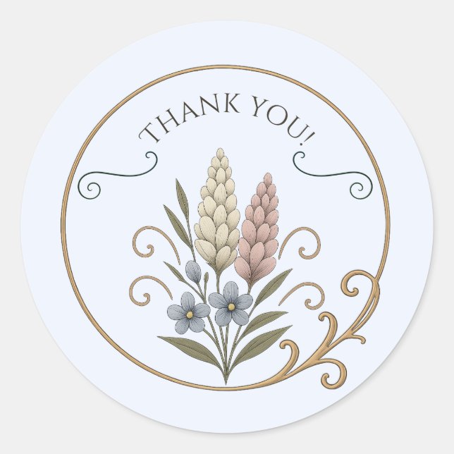 round professionnal labels sophisticated (Front)