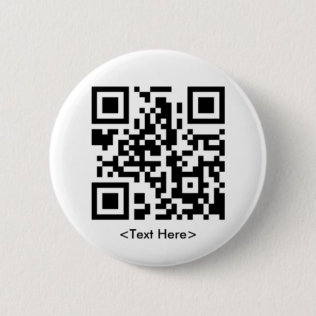 Round QR Code Button (Front)