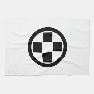 Round quarry tea towel