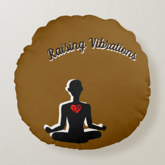 Round Raising Vibrations Pillow