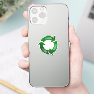Round Recycling Symbol