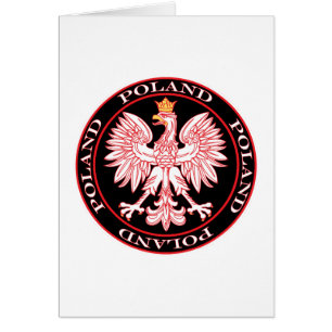 Round Red Polish Eagle