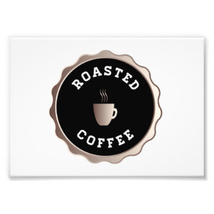 Round Roasted Coffee Sign