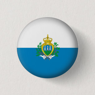 Round San Marino 3 Cm Round Badge