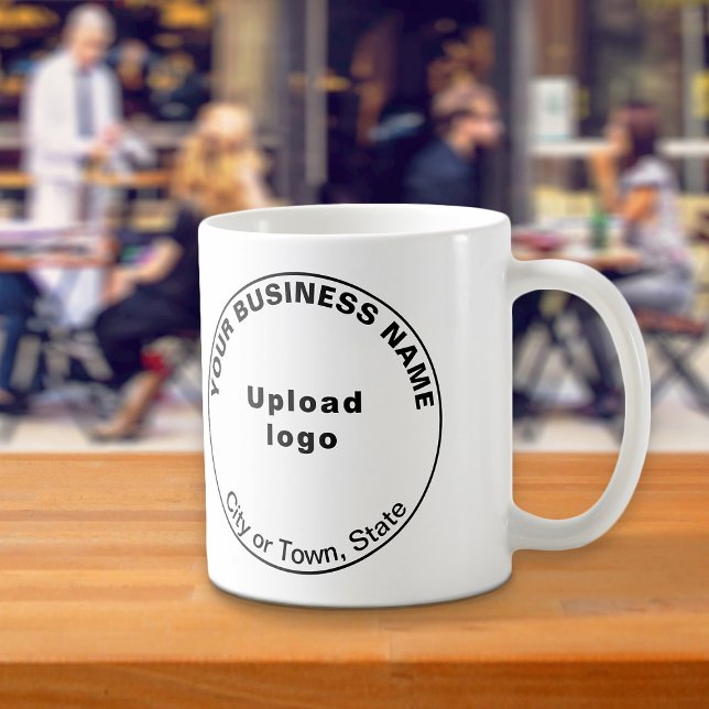Round Shape Business Brand on Mug (Round business brand on mug)