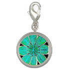 Round Silver Plated Charm (Emily)