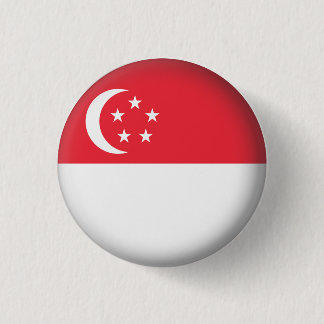 Round Singapore 3 Cm Round Badge