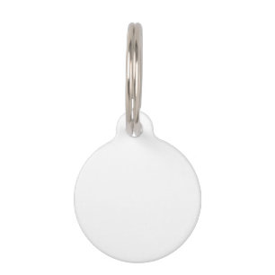 Round Small Dog Tag