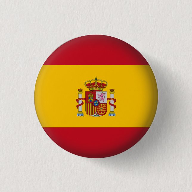 Round Spain 3 Cm Round Badge (Front)