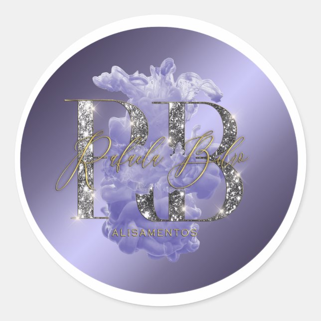 Round sticker (Front)