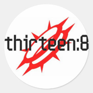 Round sticker