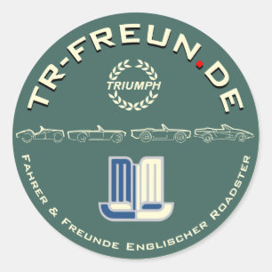 Round sticker TR-Freun.de