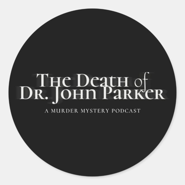 Round Stickers - Black (Front)