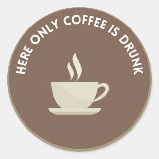 Round Stickers/Stickers with Fun Message Classic Round Sticker