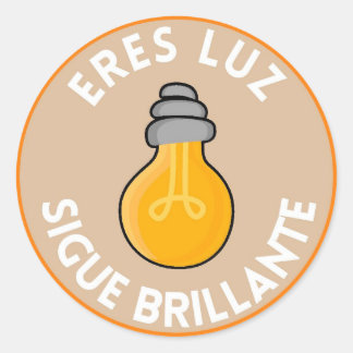 Round Stickers/Stickers with Inspiring Sentence Classic Round Sticker