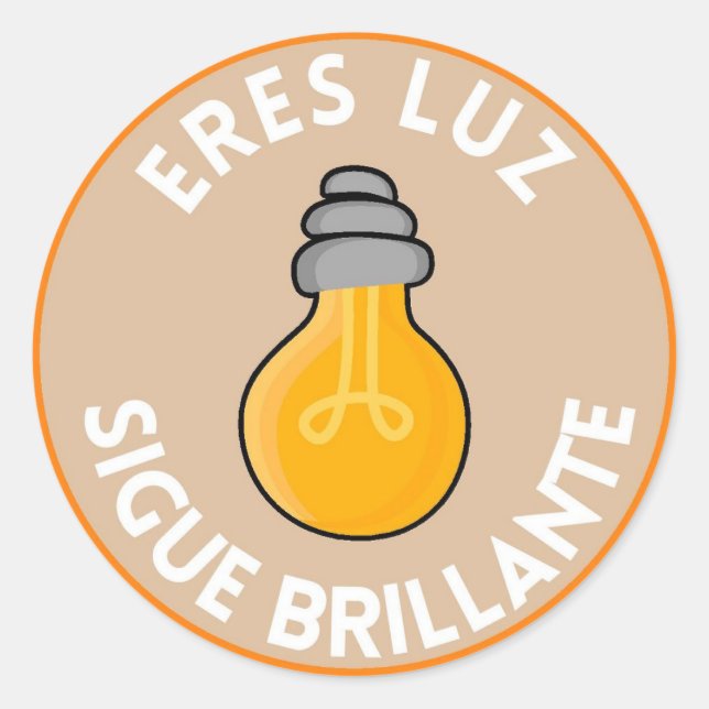 Round Stickers/Stickers with Inspiring Sentence Classic Round Sticker (Front)