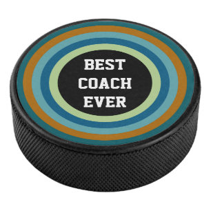 Round Stripes Frame 09 + your backgr. & ideas Hockey Puck